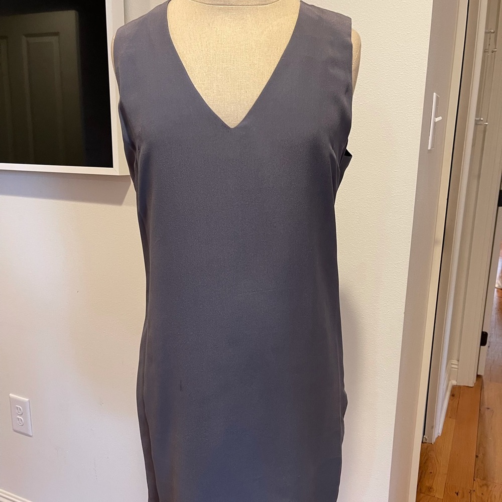 Lavender Brown gray slip dress